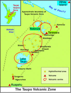 Taupo volcanic zone